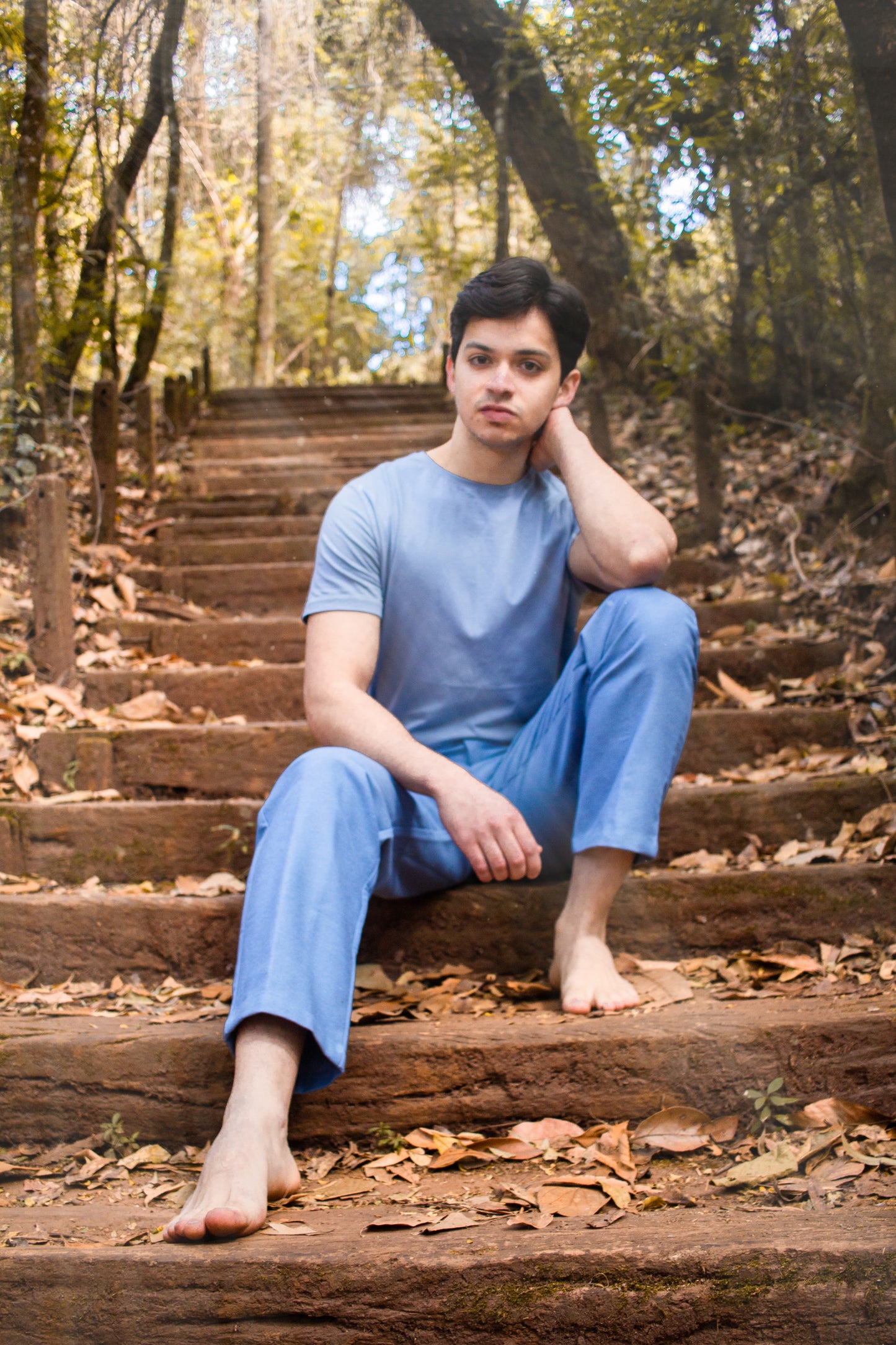 Calça Alfaiataria Oia Azul