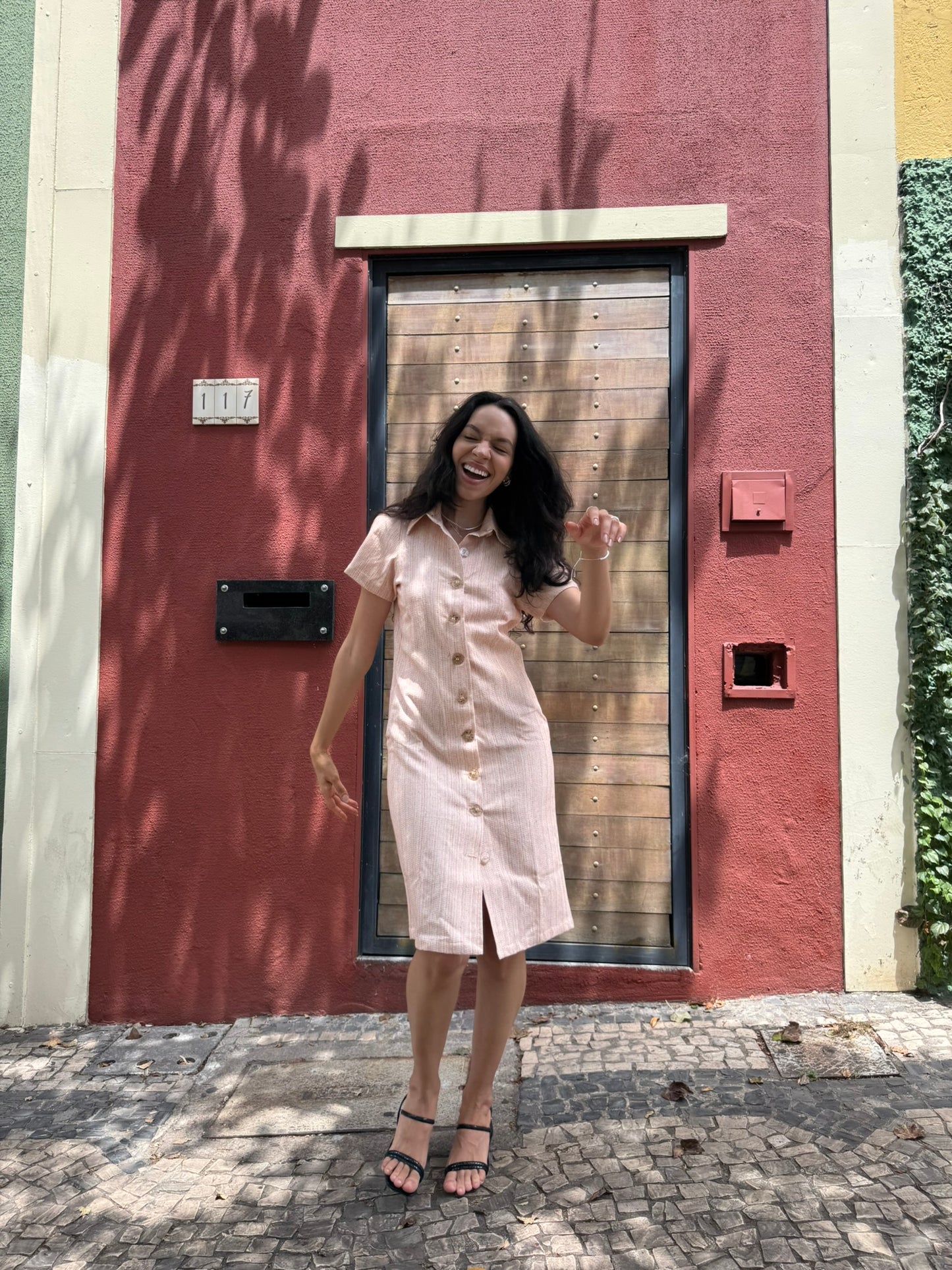 Vestido Camisa Linho Reciclado
