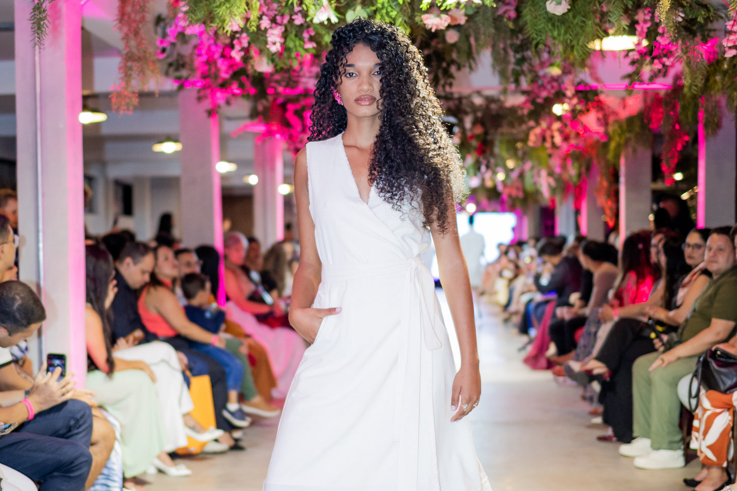 Vestido Transpassado Off White ''Brisa''