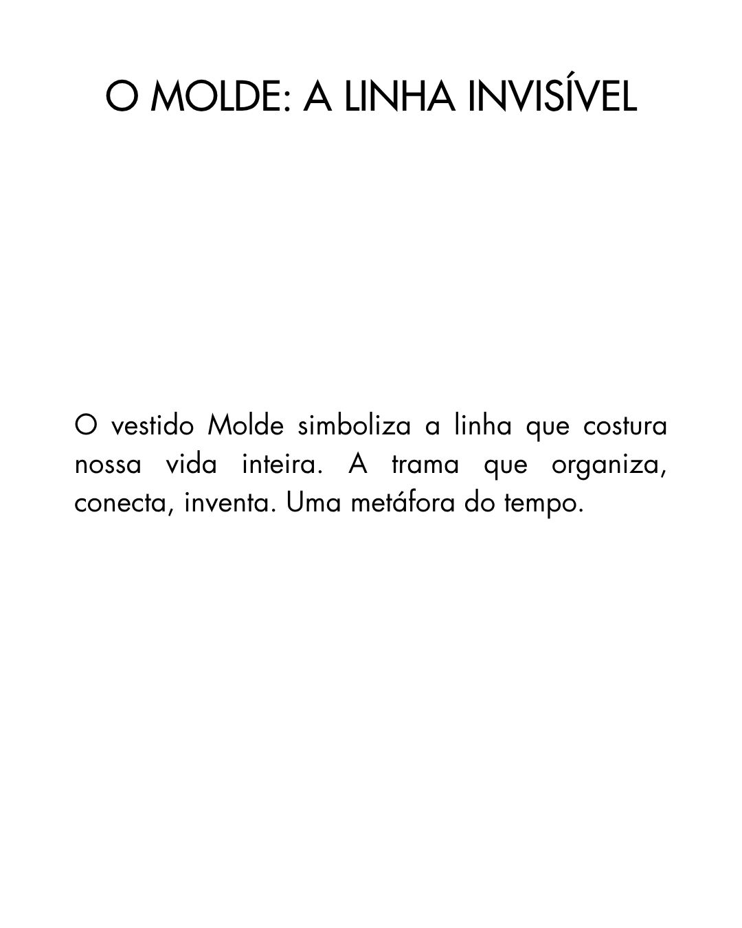 O Molde: A Linha Invisível — Vestido Midi em Trama Natural