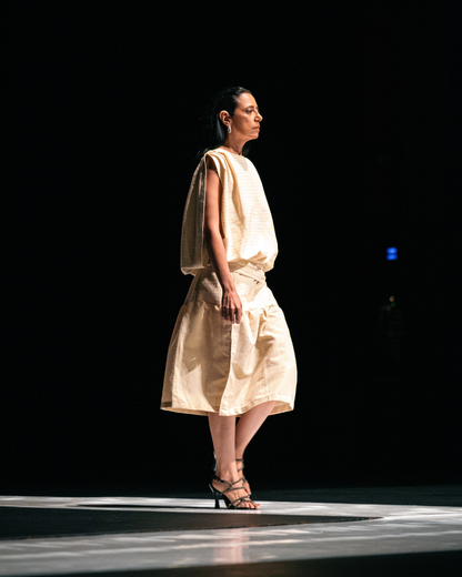 Os Anos 20 - Colete de PET Reciclado + Saia Balonê