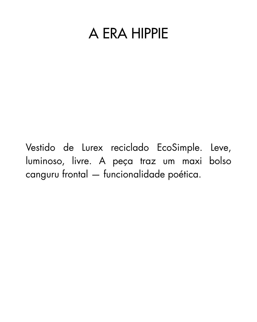 Vestido Longo de Lurex Reciclado – Era Hippie (Anos 70)