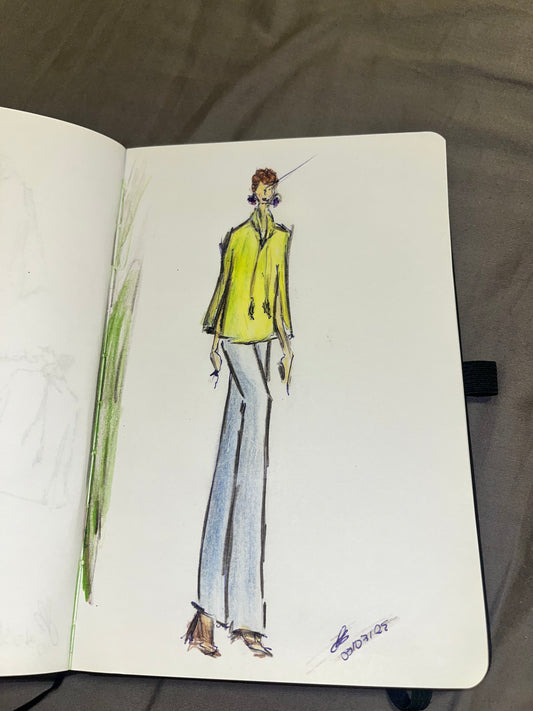 Bata em viscose ecovero leazing ''Verde Folha''