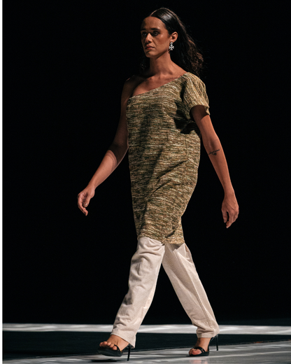 A Grécia Antiga — Vestido-Colete de Um Ombro Só