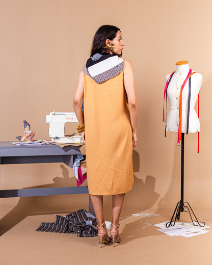 Vestido de Retalhos ''Alaranjei''