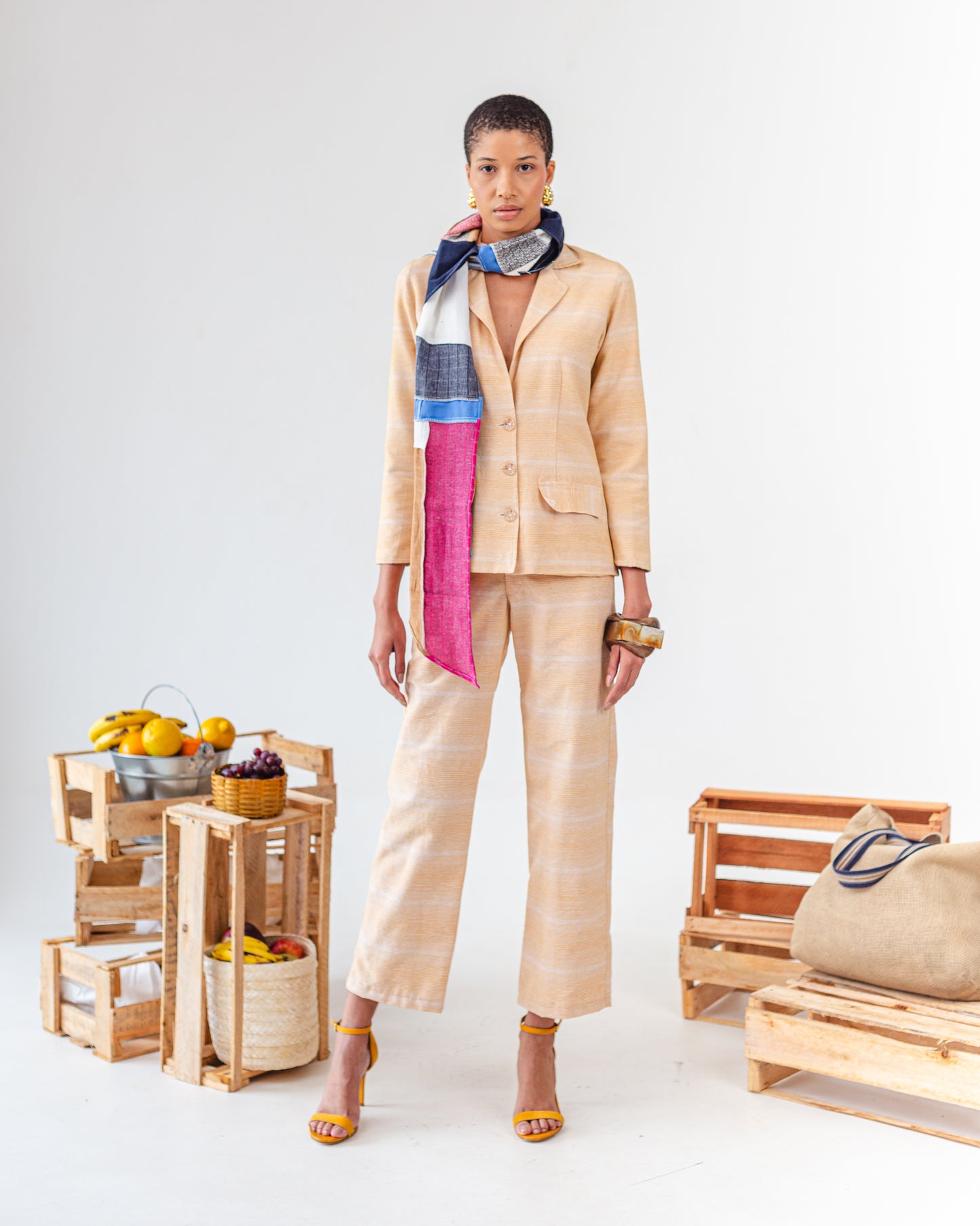 Blazer de Algodão Amarelo ''Ararajuba''