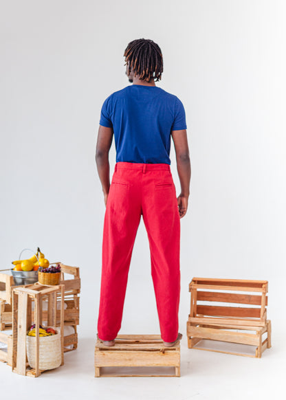 Calça de Alfaiataria Vinho ''AIME''