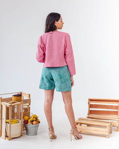 Casaquete Tweed Rosa ''Colorado''