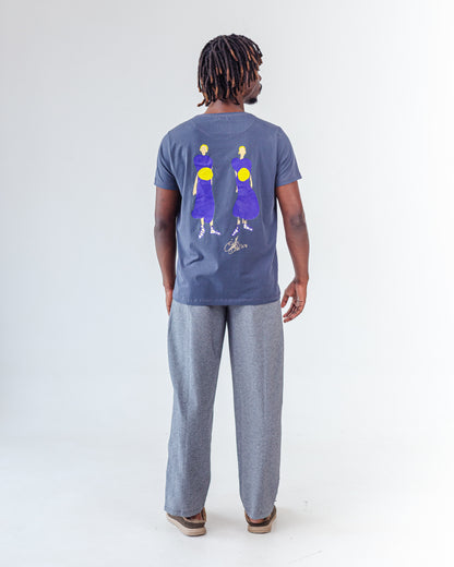 T-shirt Croqui ''Roxa e Ela''