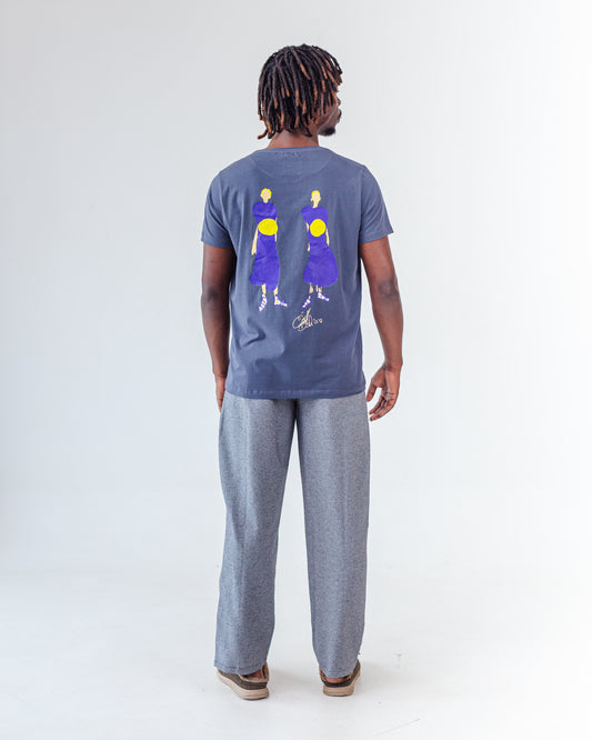 T-shirt Croqui ''Roxa e Ela''