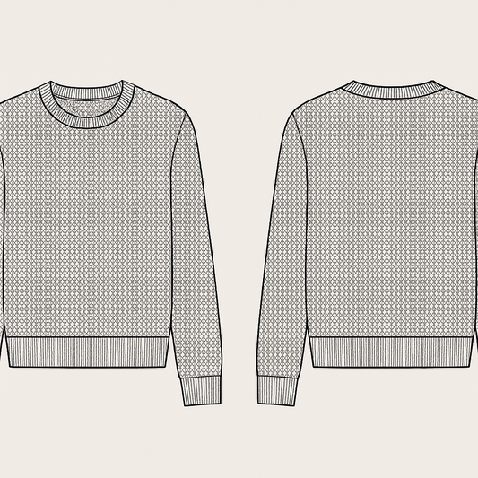 Blusa Gola Redonda de Tricô ''Terra Arada''