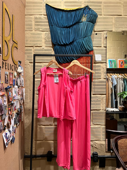 Calça em Viscose Leazing ''Rosei''