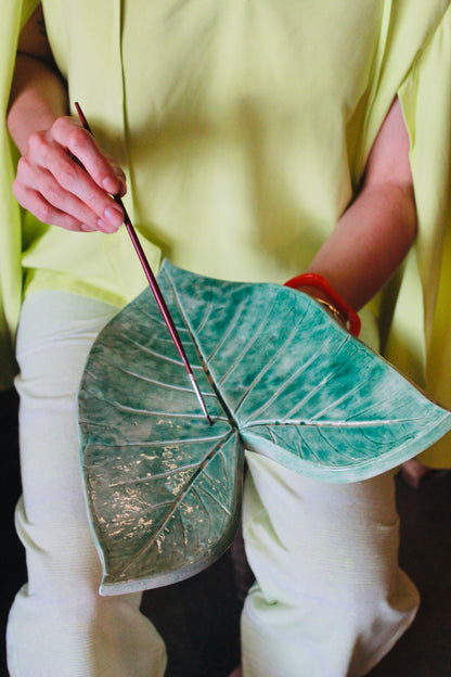Bata em viscose ecovero leazing ''Verde Folha''