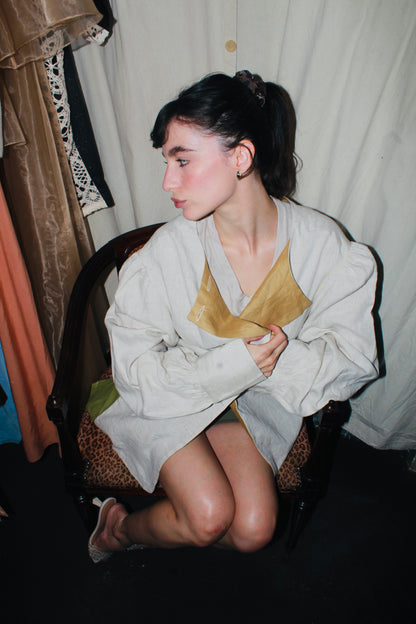 Blazer Folhas de David Hocknay