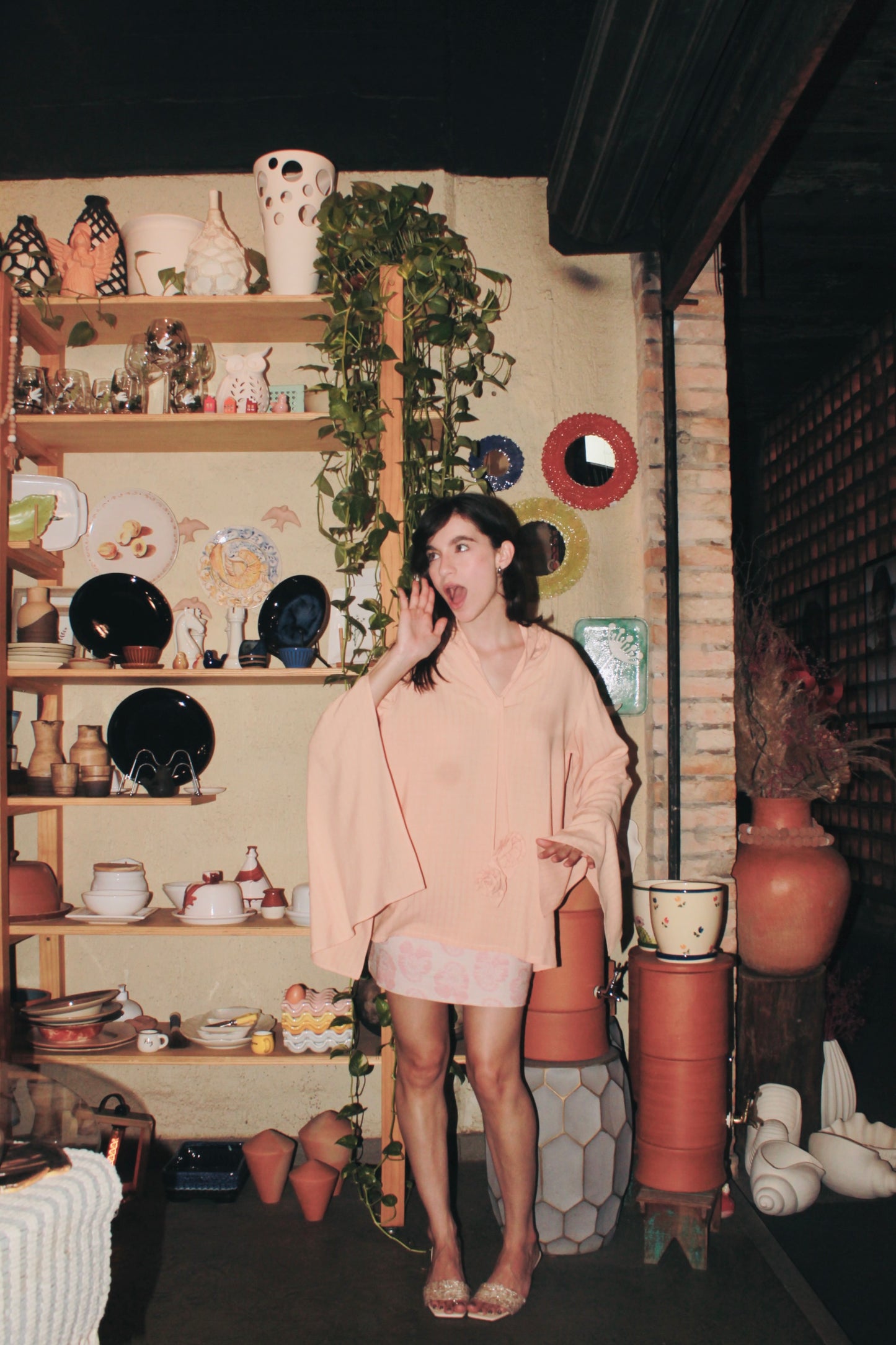 Bata em viscose ecovero leazing ''Folha e flor''