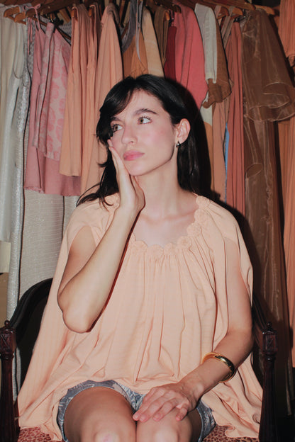 Bata em viscose ecovero leazing ''Fuxico''
