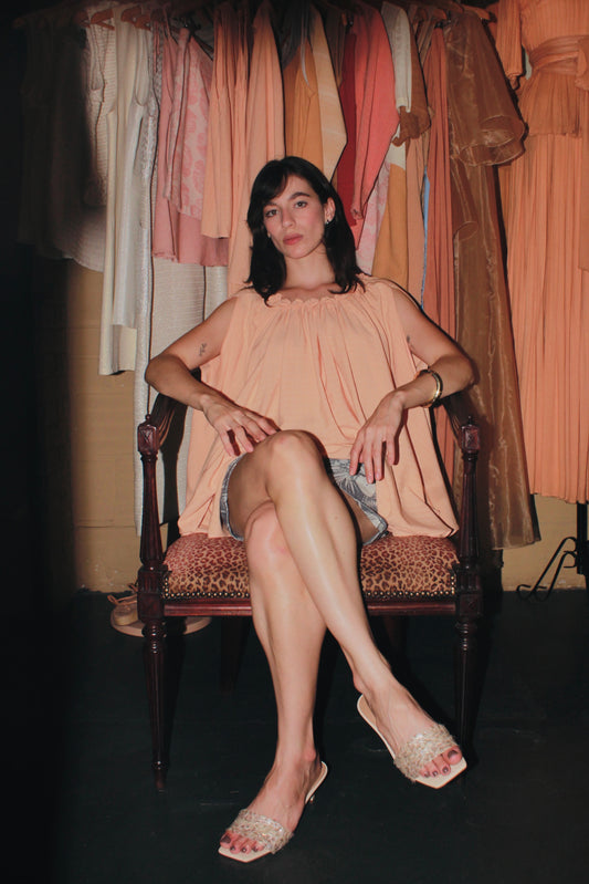 Bata em viscose ecovero leazing ''Fuxico''
