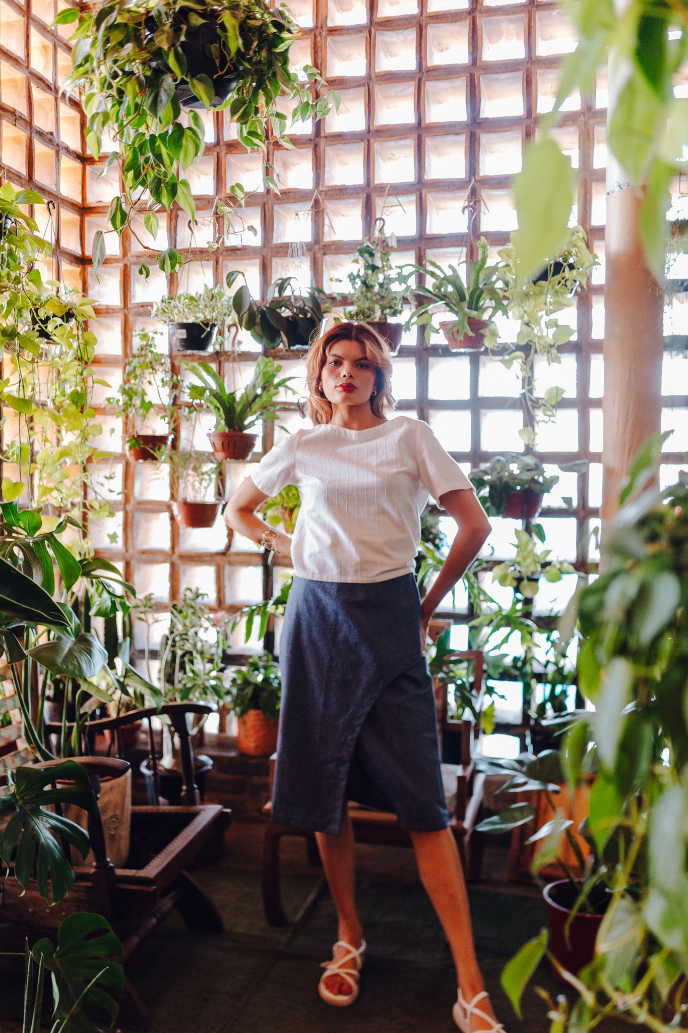 Saia Jeans ''Meu Cuxiu''