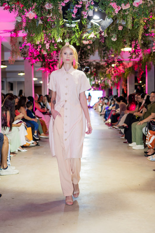 Calça em Viscose Leazing ''Bronze Dourado''